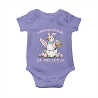 Easter Goose On The Loose Baby Onesie Funny Easter Egg Hunt Gift