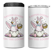 Easter Goose On The Loose 4 in 1 Can Cooler Tumbler Funny Easter Egg Hunt Gift
