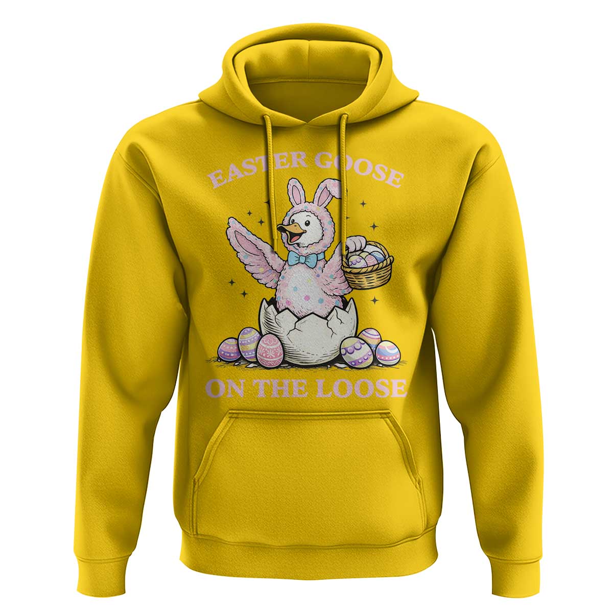 Easter Goose On The Loose Hoodie Funny Easter Egg Hunt Gift