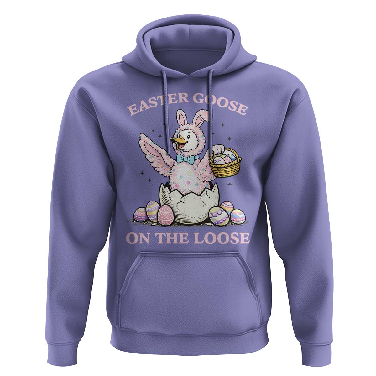 Easter Goose On The Loose Hoodie Funny Easter Egg Hunt Gift