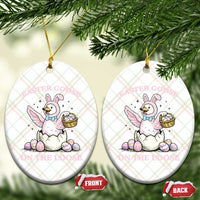 Easter Goose On The Loose Ceramic Ornament Funny Easter Egg Hunt Gift