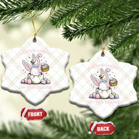 Easter Goose On The Loose Ceramic Ornament Funny Easter Egg Hunt Gift
