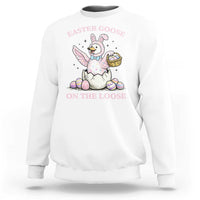Easter Goose On The Loose Sweatshirt Funny Easter Egg Hunt Gift