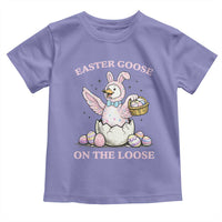 Easter Goose On The Loose Toddler T Shirt Funny Easter Egg Hunt Gift