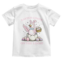 Easter Goose On The Loose Toddler T Shirt Funny Easter Egg Hunt Gift