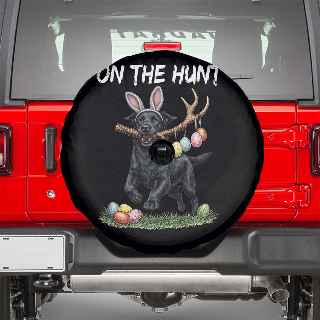 Funny Easter Hunting Dog Spare Tire Cover Labrador Bunny Ears On The Hunt