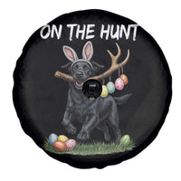 Funny Easter Hunting Dog Spare Tire Cover Labrador Bunny Ears On The Hunt