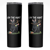 Funny Easter Hunting Dog Skinny Tumbler Labrador Bunny Ears On The Hunt