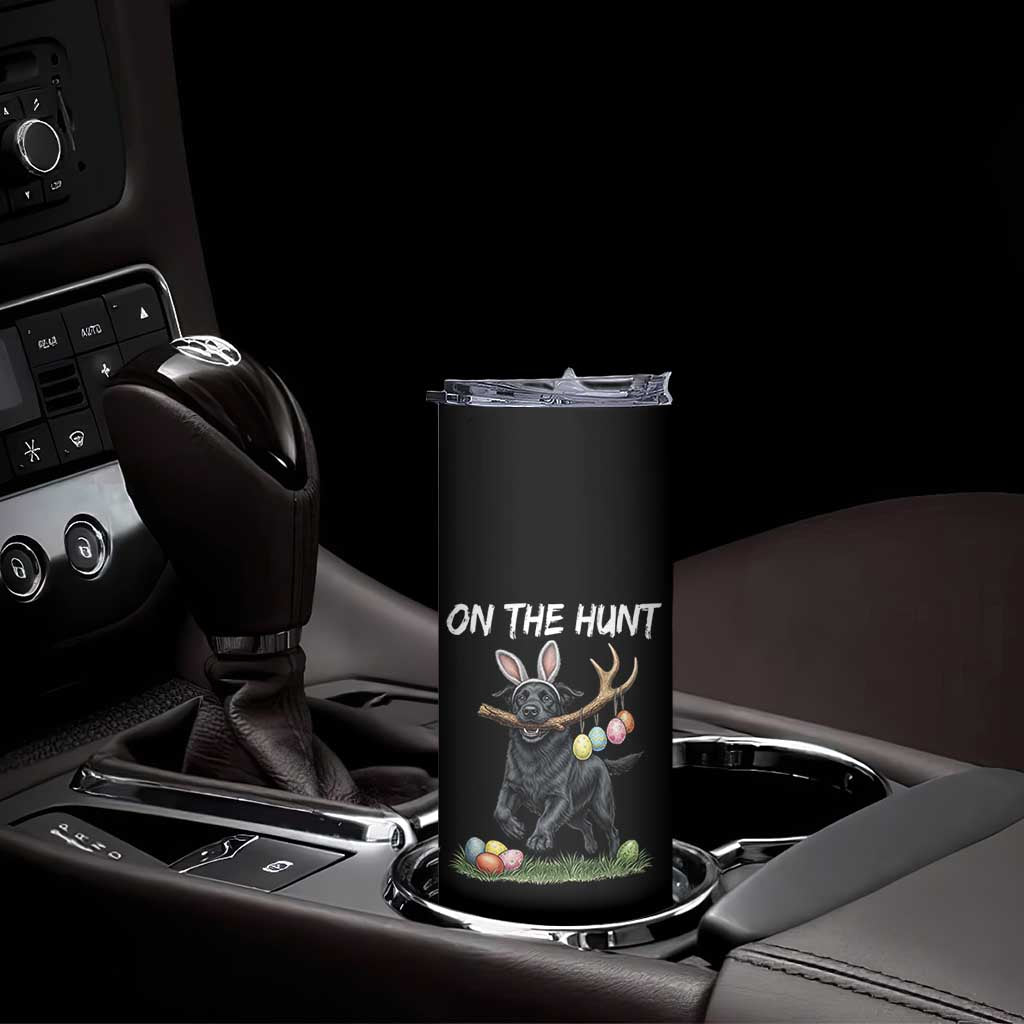 Funny Easter Hunting Dog Skinny Tumbler Labrador Bunny Ears On The Hunt