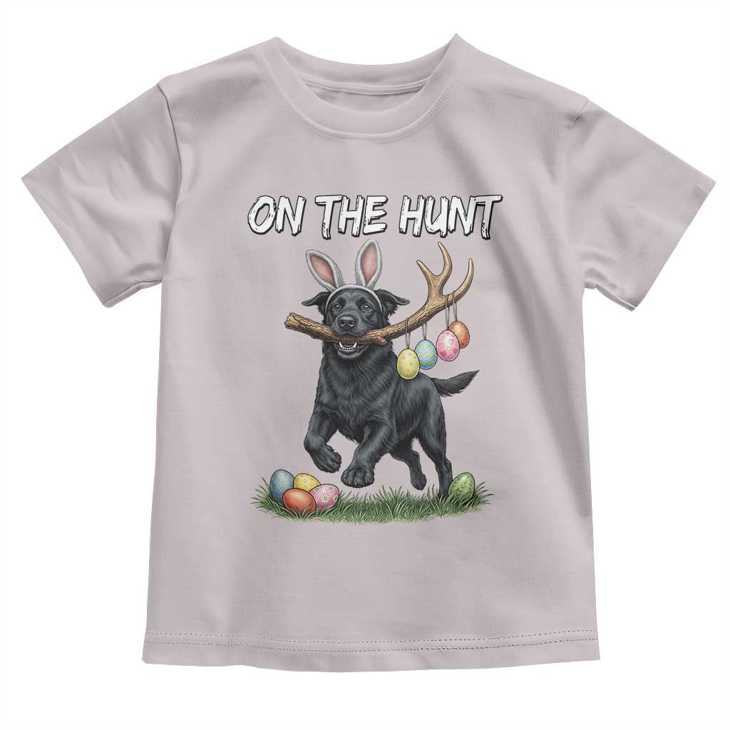Funny Easter Hunting Dog Toddler T Shirt Labrador Bunny Ears On The Hunt