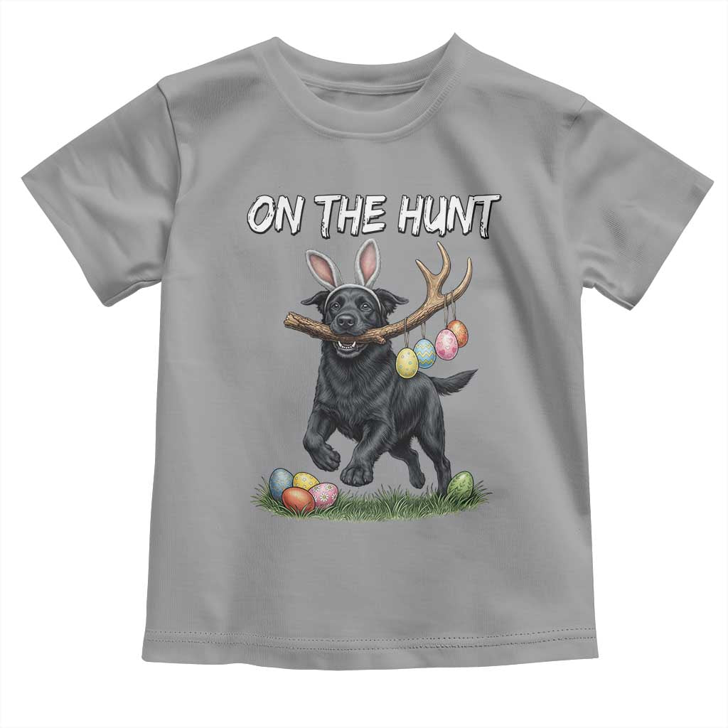 Funny Easter Hunting Dog Toddler T Shirt Labrador Bunny Ears On The Hunt