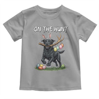 Funny Easter Hunting Dog Toddler T Shirt Labrador Bunny Ears On The Hunt