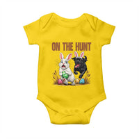 Funny Easter Labrador Bunny Ears Baby Onesie On The Hunt