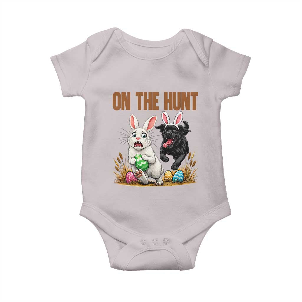 Funny Easter Labrador Bunny Ears Baby Onesie On The Hunt