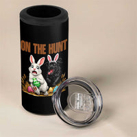 Funny Easter Labrador Bunny Ears 4 in 1 Can Cooler Tumbler On The Hunt