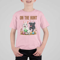 Funny Easter Labrador Bunny Ears T Shirt For Kid On The Hunt