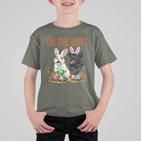Funny Easter Labrador Bunny Ears T Shirt For Kid On The Hunt