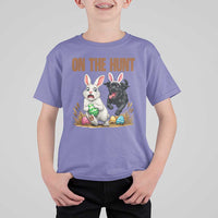 Funny Easter Labrador Bunny Ears T Shirt For Kid On The Hunt