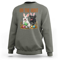 Funny Easter Labrador Bunny Ears Sweatshirt On The Hunt