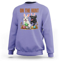 Funny Easter Labrador Bunny Ears Sweatshirt On The Hunt