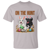 Funny Easter Labrador Bunny Ears T Shirt On The Hunt