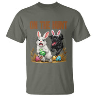 Funny Easter Labrador Bunny Ears T Shirt On The Hunt