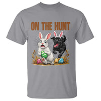 Funny Easter Labrador Bunny Ears T Shirt On The Hunt