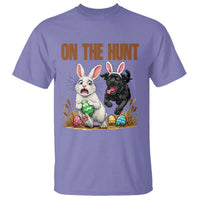 Funny Easter Labrador Bunny Ears T Shirt On The Hunt