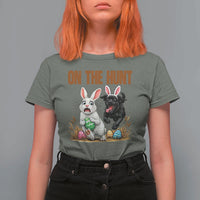 Funny Easter Labrador Bunny Ears T Shirt For Women On The Hunt