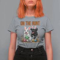 Funny Easter Labrador Bunny Ears T Shirt For Women On The Hunt