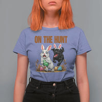 Funny Easter Labrador Bunny Ears T Shirt For Women On The Hunt