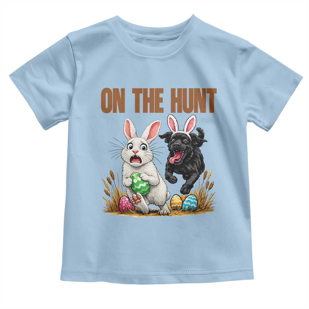 Funny Easter Labrador Bunny Ears Toddler T Shirt On The Hunt