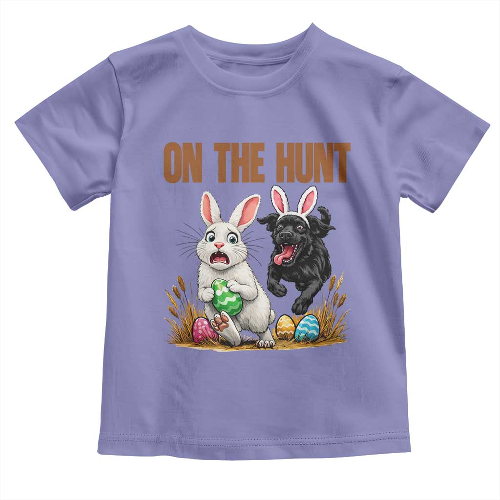 Funny Easter Labrador Bunny Ears Toddler T Shirt On The Hunt