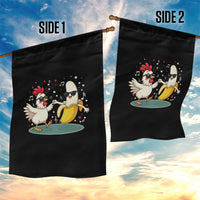 Funny Banana Chicken Dance Garden Flag Chaos Dance Meme Graphic