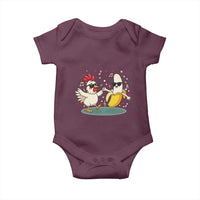 Funny Banana Chicken Dance Baby Onesie Chaos Dance Meme Graphic