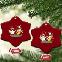 Funny Banana Chicken Dance Ceramic Ornament Chaos Dance Meme Graphic