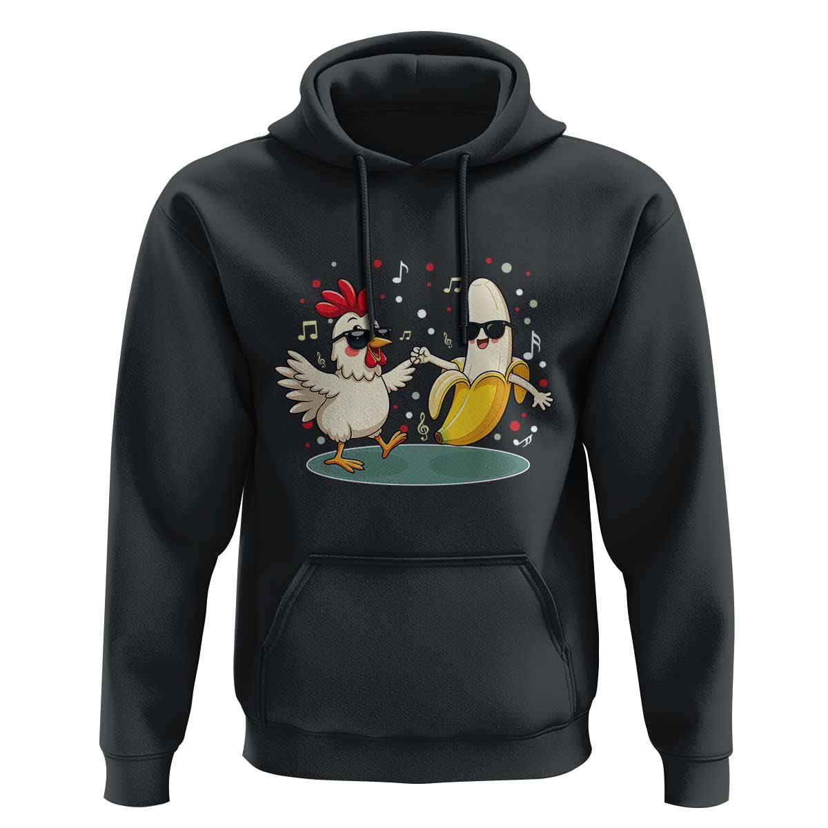 Funny Banana Chicken Dance Hoodie Chaos Dance Meme Graphic