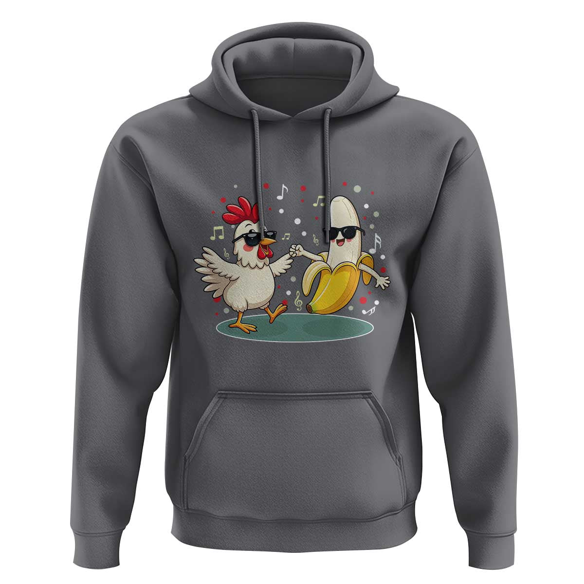Funny Banana Chicken Dance Hoodie Chaos Dance Meme Graphic