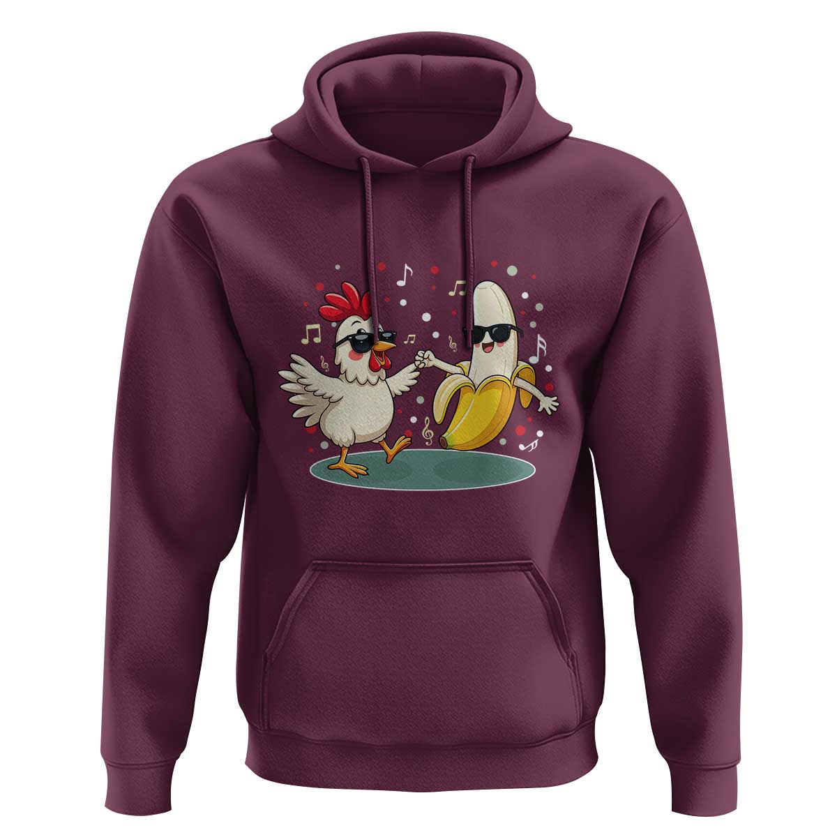 Funny Banana Chicken Dance Hoodie Chaos Dance Meme Graphic