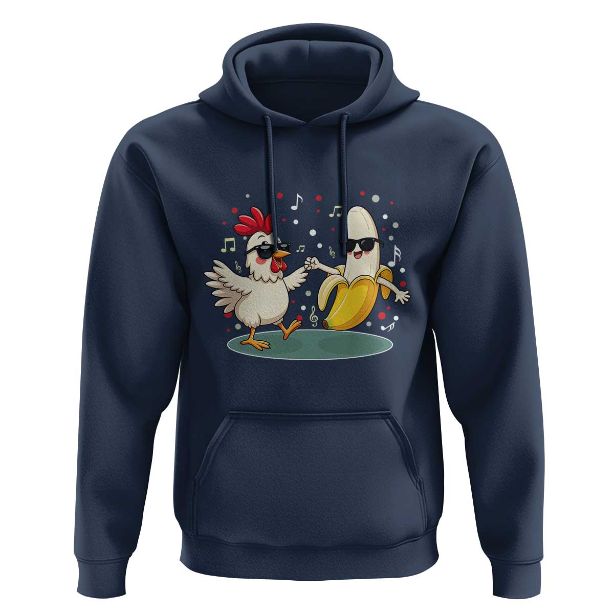 Funny Banana Chicken Dance Hoodie Chaos Dance Meme Graphic