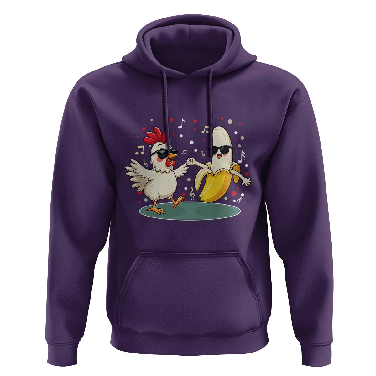 Funny Banana Chicken Dance Hoodie Chaos Dance Meme Graphic