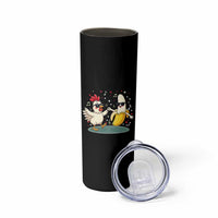 Funny Banana Chicken Dance Skinny Tumbler Chaos Dance Meme Graphic