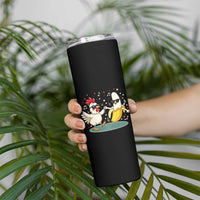 Funny Banana Chicken Dance Skinny Tumbler Chaos Dance Meme Graphic
