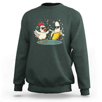 Funny Banana Chicken Dance Sweatshirt Chaos Dance Meme Graphic