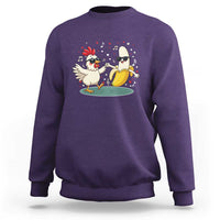Funny Banana Chicken Dance Sweatshirt Chaos Dance Meme Graphic
