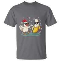 Funny Banana Chicken Dance T Shirt Chaos Dance Meme Graphic