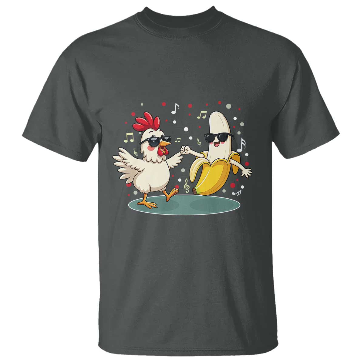 Funny Banana Chicken Dance T Shirt Chaos Dance Meme Graphic