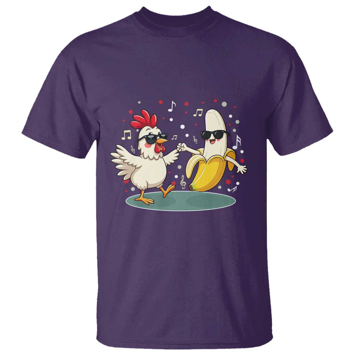 Funny Banana Chicken Dance T Shirt Chaos Dance Meme Graphic