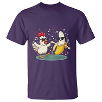 Funny Banana Chicken Dance T Shirt Chaos Dance Meme Graphic