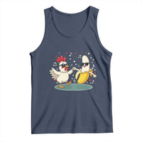 Funny Banana Chicken Dance Tank Top Chaos Dance Meme Graphic